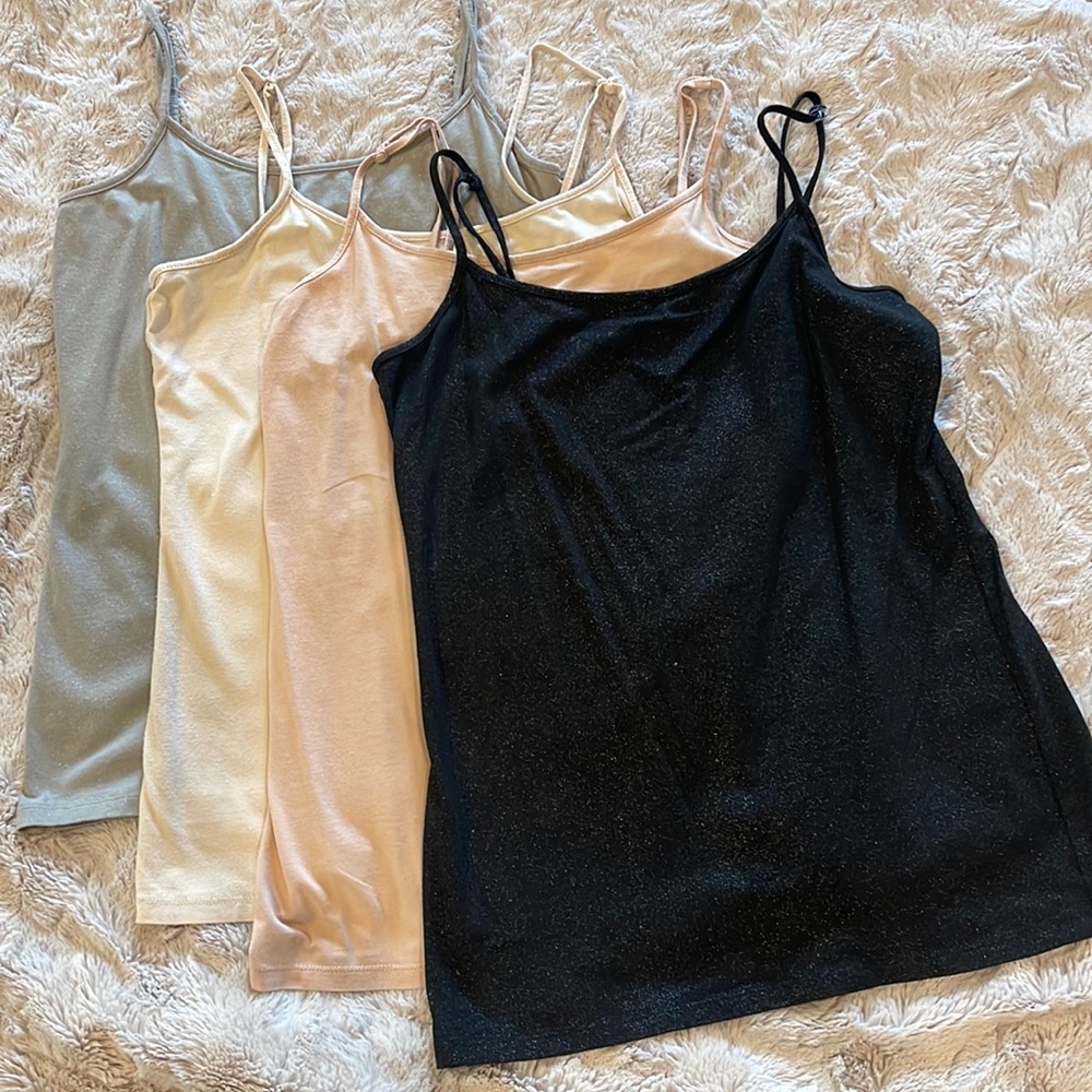 Bundle of 4 Loft Camisoles NWOT